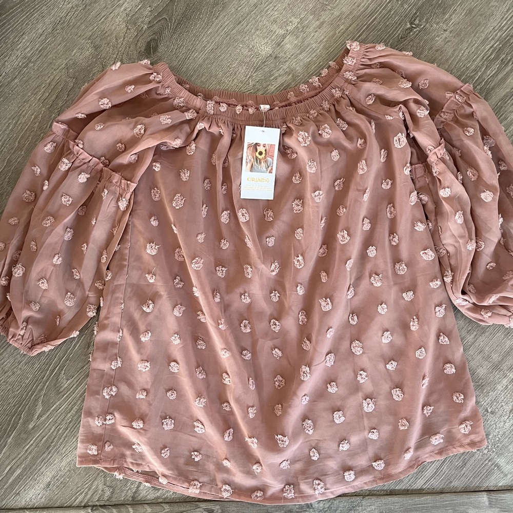 New with tags off the shoulder blouse